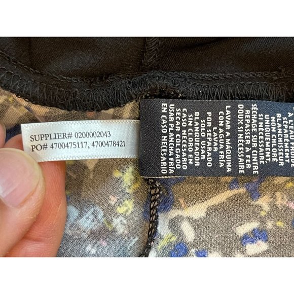 American Living Womens Sheath Dress Abstract Print 3/4 Sleeve Boat Neck Black 2 - Picture 10 of 10